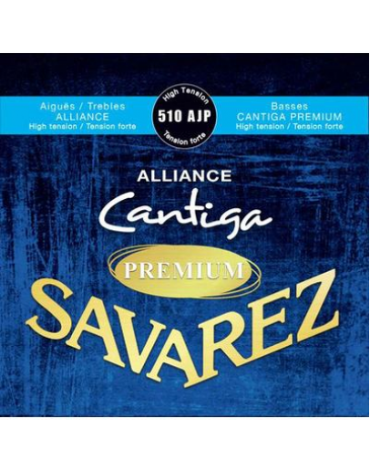 Jogo Cordas Guitarra Clássica Savarez Alliance Cantiga Premium 510 AJP