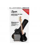 Pack Baixo Elétrico Squier PJ BASS MN BLK R15