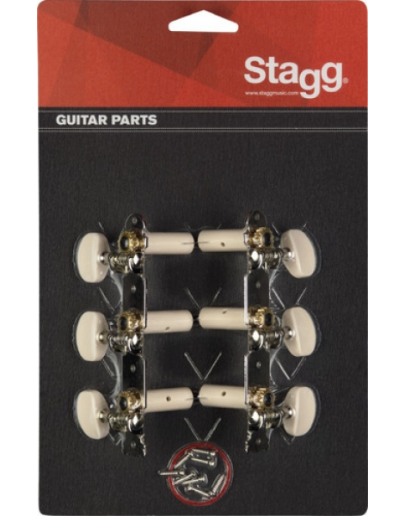 Jogo Carrilhões Guitarra Clássica Cromados Stagg