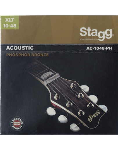 Jogo Cordas Guitarra Acústica Stagg AC-1048-PH