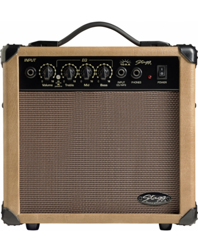 Combo Guitarra Acústica Stagg 10 AA EU