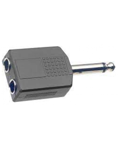 Adaptador Mono 6.35mm Stagg AC-PM2PFH