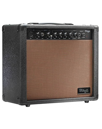 Combo Guitarra Acústica Stagg 20 AA R EU