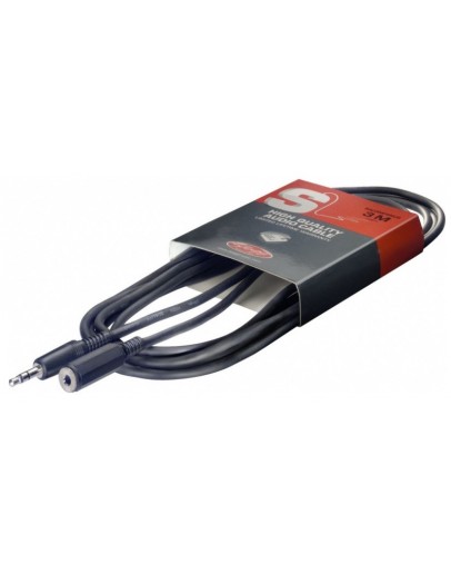 Cabo Jack M 3.5mm » Jack F Stereo 3m Stagg SAC3MPSMJS