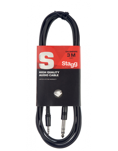 Cabo Jack 6.35mm » 3.5mm 3m Stagg