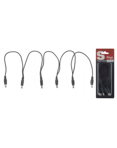 Cabo Alimentação 5 Pedais Stagg SPS-DC5M1M