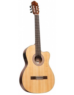 Guitarra Clássica Eletrificada Stagg SCL70 TCE-NAT (Slim Body)
