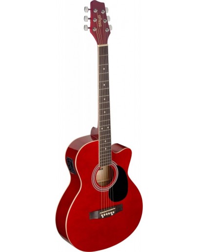 Guitarra Acústica Eletrificada Stagg SA20ACE RED