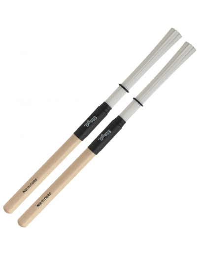 Baquetas Vassoura Nylon Stagg SBRU10-WN (Par)