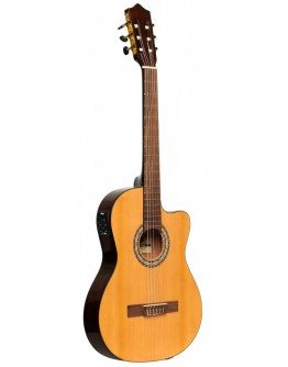 Guitarra Clássica Eletrificada Stagg SCL60 TCE-NAT (Slim Body)