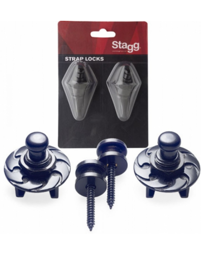 Strap Locks Stagg SSL1 BK (Par)