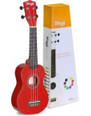 Ukulele Soprano Stagg US-RED