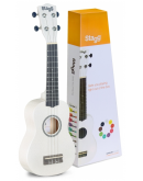Ukulele Soprano Stagg US-WHITE