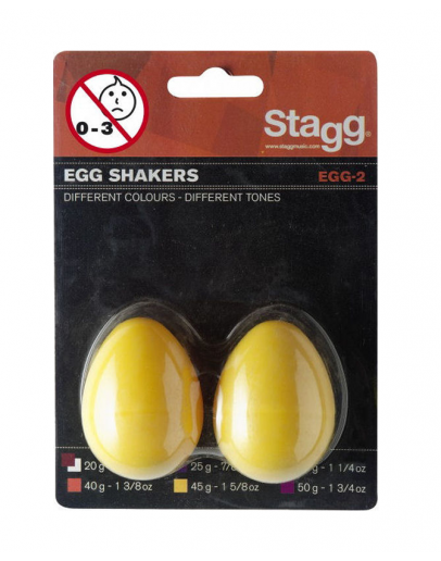 Shaker Ovo Stagg EGG-2 YW (Par)