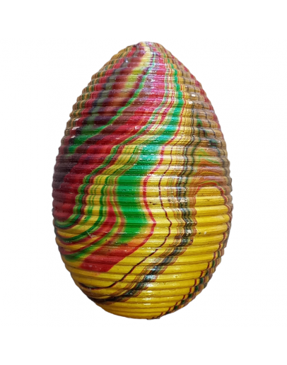 Shaker Ovo Rattan L 10cm Terré