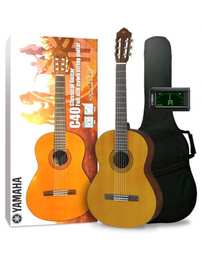 Guitarra Clássica Yamaha C40 Standard Pack