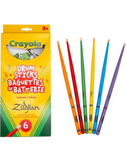 Baquetas Zildjian Zkids Crayola 
