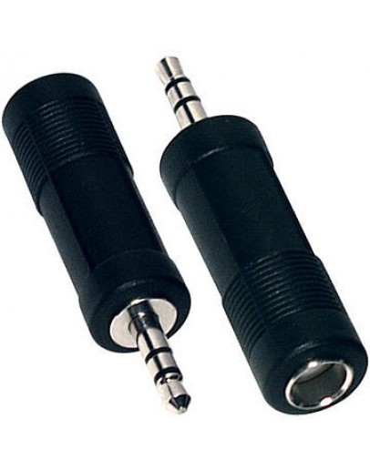 Adaptador Jack F 6.35mm » Jack M 3.5mm Stereo Stagg AC-PFSJMSH (Uni.)
