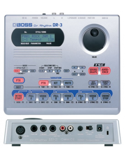 Caixa Ritmos Boss DR 3 Dr. Rhythm