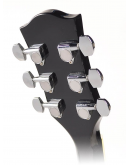 Guitarra Acústica Eletrificada Esquerdino Richwood RD-12LCEBK