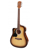 Guitarra Acústica Eletrificada Esquerdino Richwood RD-12LCESB