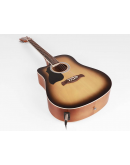 Guitarra Acústica Eletrificada Esquerdino Richwood RD-12LCESB