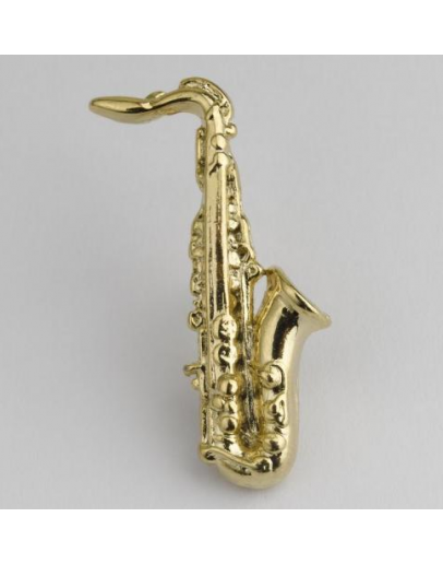Pin Saxofone Tenor Dourado 3.7cm