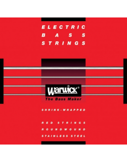 Jogo 4 Cordas Baixo Elétrico 45-100 Warwick 42210 M Red Label