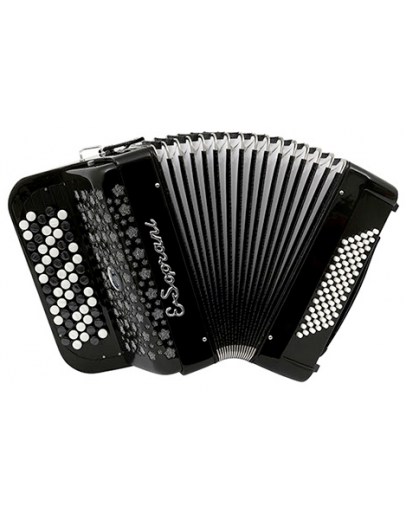 Acordeão Botões E. Soprani Circus 72B Vermelho