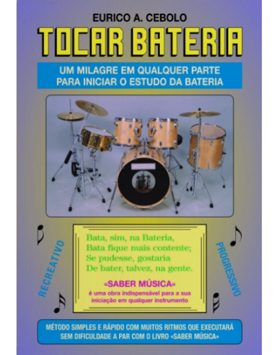 Livro Tocar Bateria (Oferta CD)