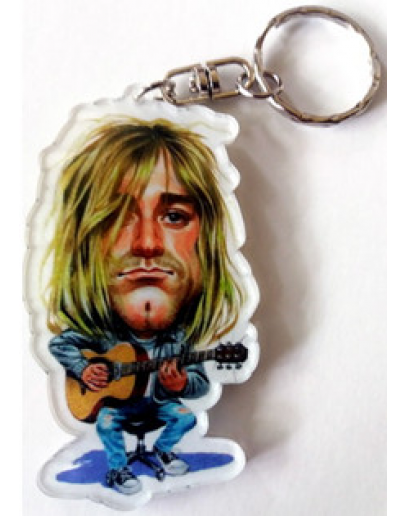 Porta-Chaves Caricatura Kurt Cobain - Nirvana (2)