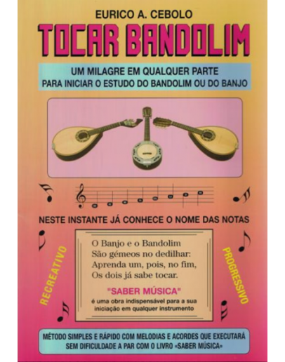 Livro Tocar Bandolim (Oferta CD)