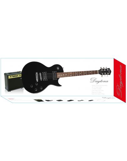 Guitarra Elétrica Daytona Black Les Paul Pack