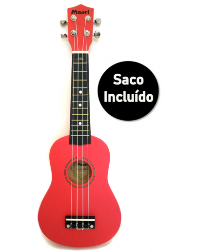 Ukulele Soprano Maori WK-4 Vermelho