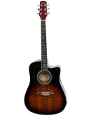 Guitarra Acústica Eletrificada Tigerburst Beckman