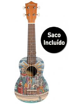 Ukulele Soprano Buenos Aires Bamboo B1E-BA