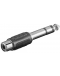 Adaptador RCA F » Jack M 6.35mm Stereo